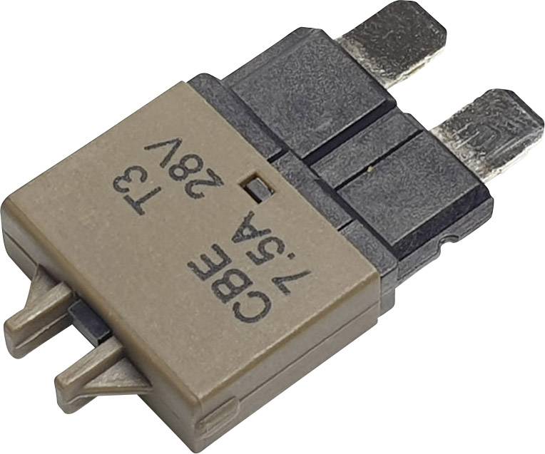 Hansor Circuit Breaker Standard, type 3, Manual Reset, 7,5A CBE3 Series 7.5A Sicherungsautomat Standard Flachsicherung 7.5A