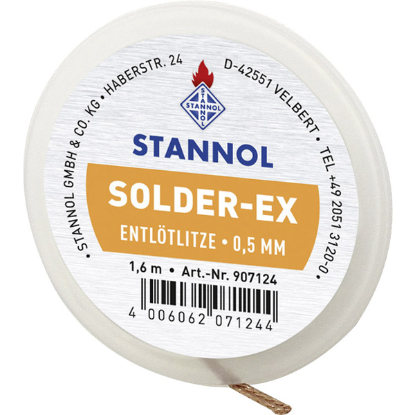 Stannol Solder-Ex Entlötlitze Länge 1.6 m