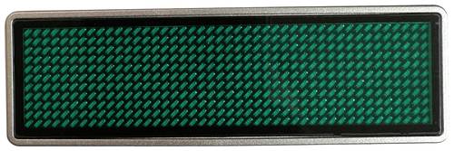 LED-Namensschild Grün 44 x 11 Pixel (B x H x T) 93 x 30 x 6mm 125907
