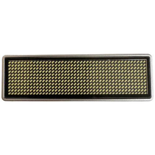 LED-Namensschild Weiß 44 x 11 Pixel (B x H x T) 93 x 30 x 6mm 125908