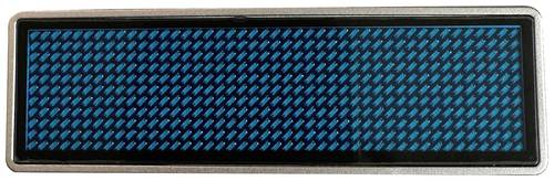 Sertronics LED-Namensschild Blau 44 x 11 Pixel (B x H x T) 93 x 30 x 6mm 125909
