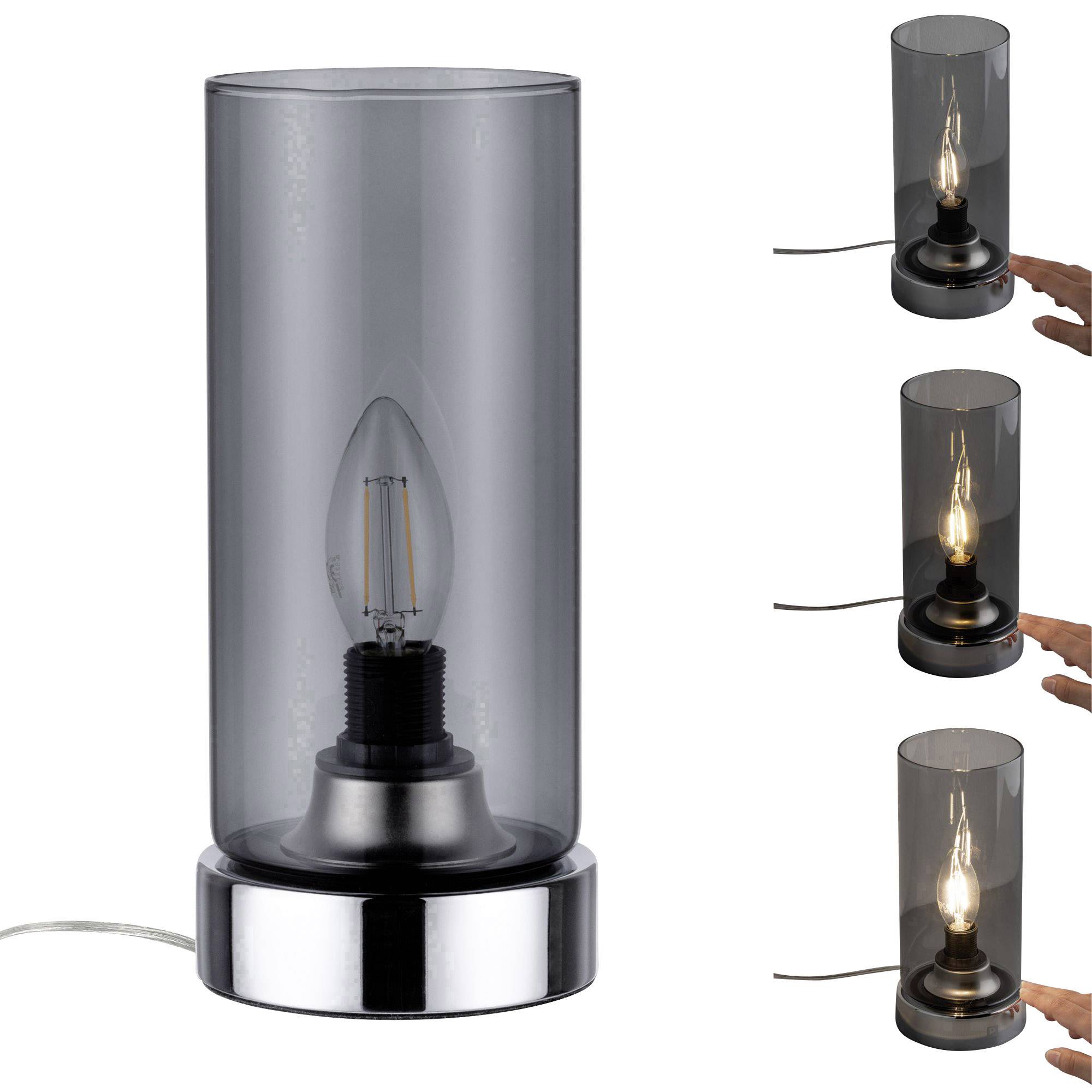 Paulmann Pinja 77056 Tischlampe LED E14 20W Chrom