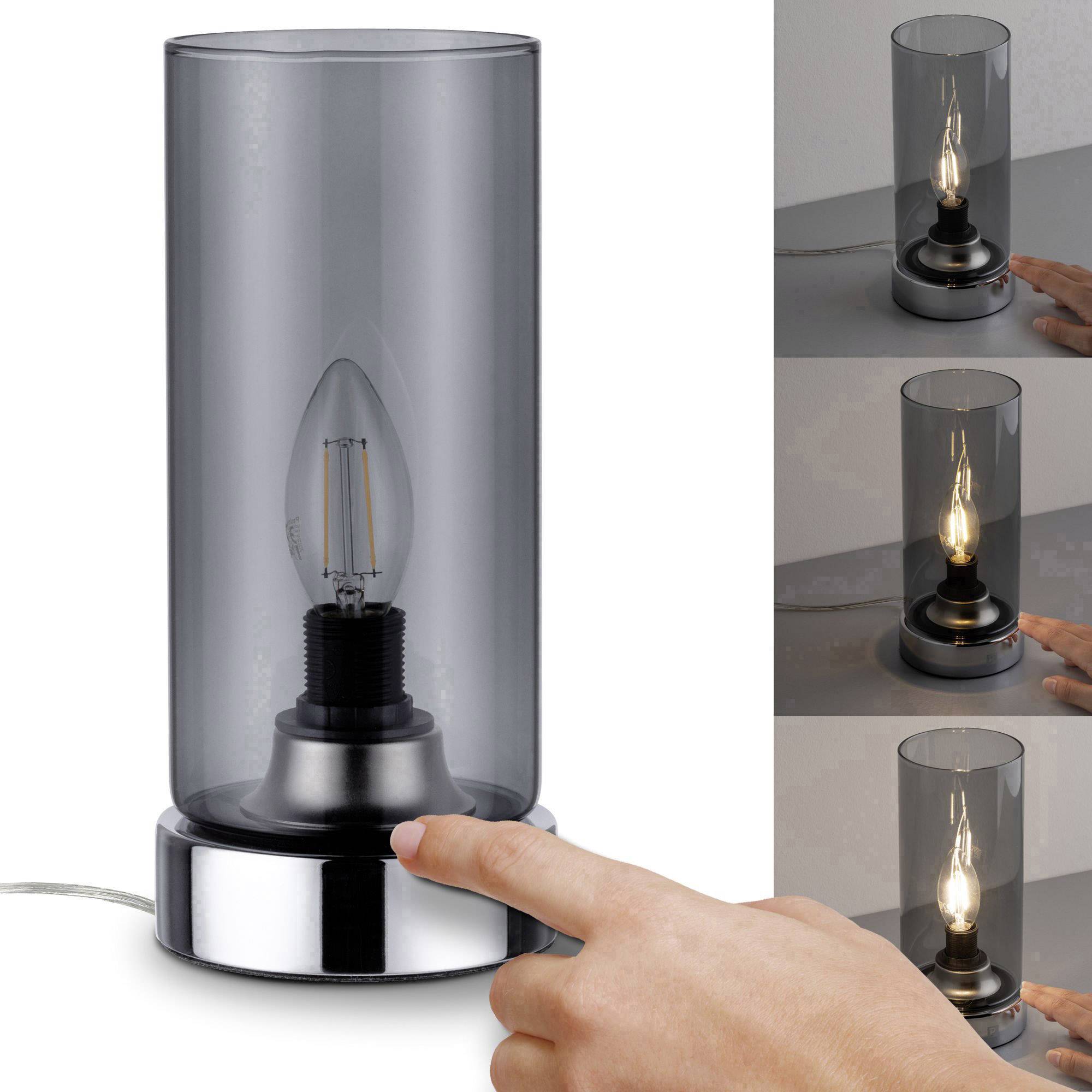 Paulmann Pinja 77056 Tischlampe LED E14 20W Chrom