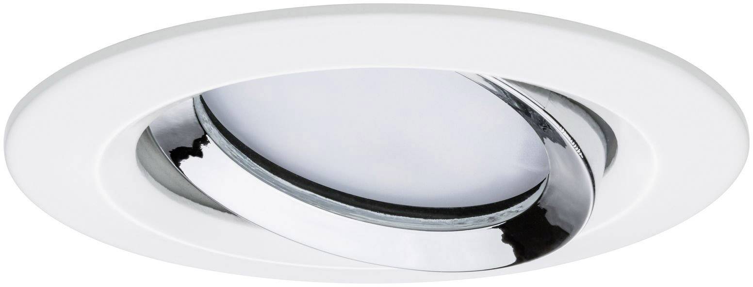 Paulmann Nova Plus Bad-Einbauleuchte LED LED 6 W IP65 Weiß (matt), Chrom