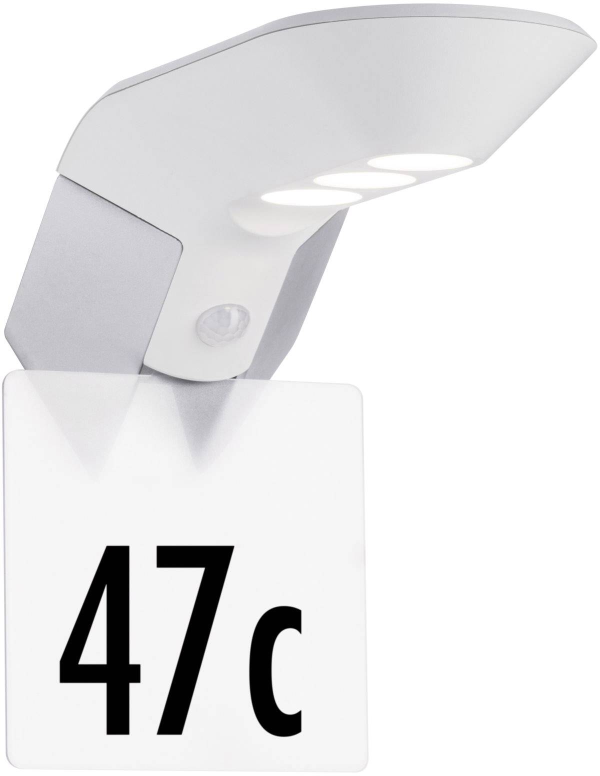 Paulmann 94253 Soley Hausnummerntafel Weiß