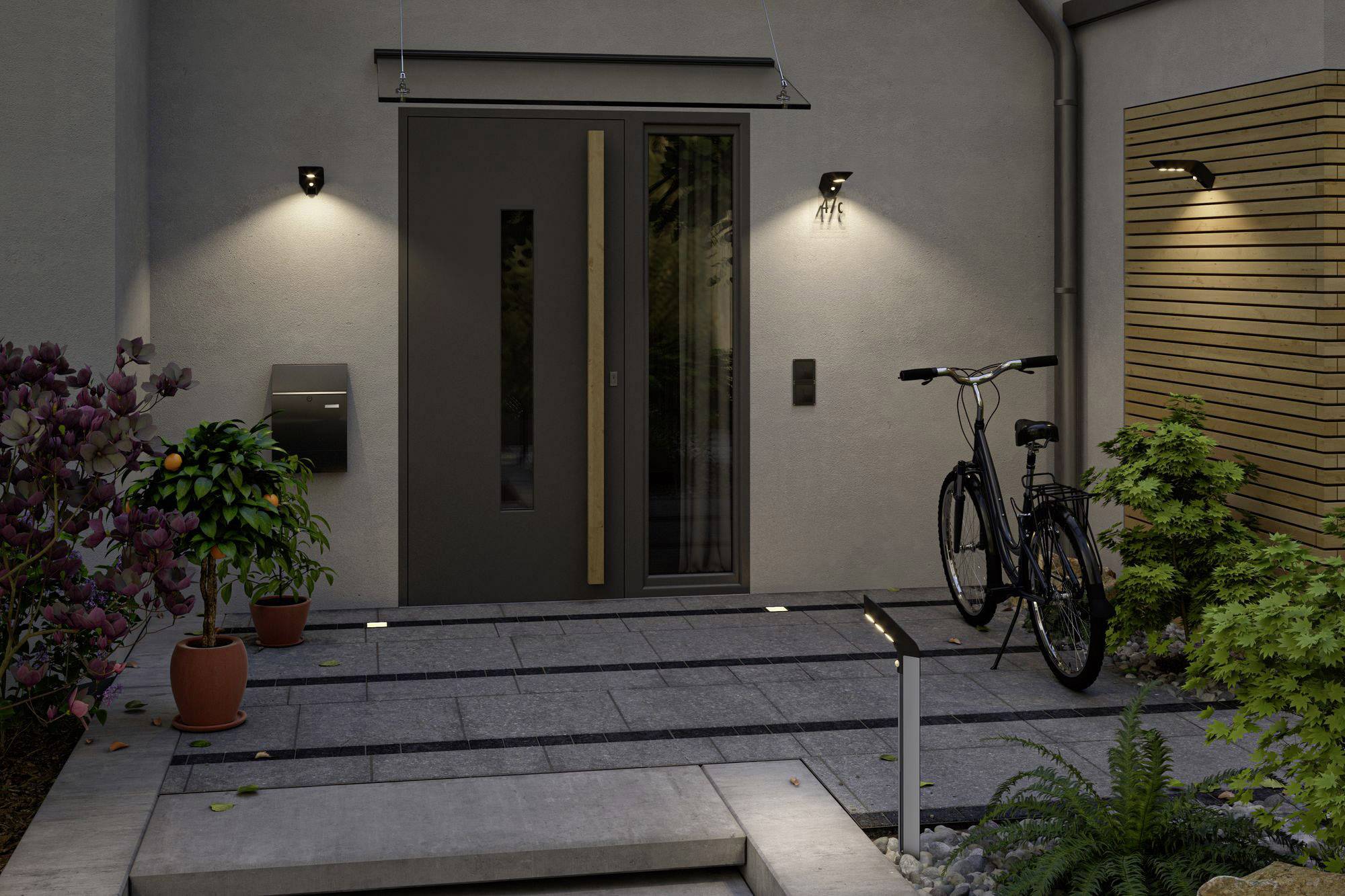 Paulmann 94253 Soley Hausnummerntafel Weiß