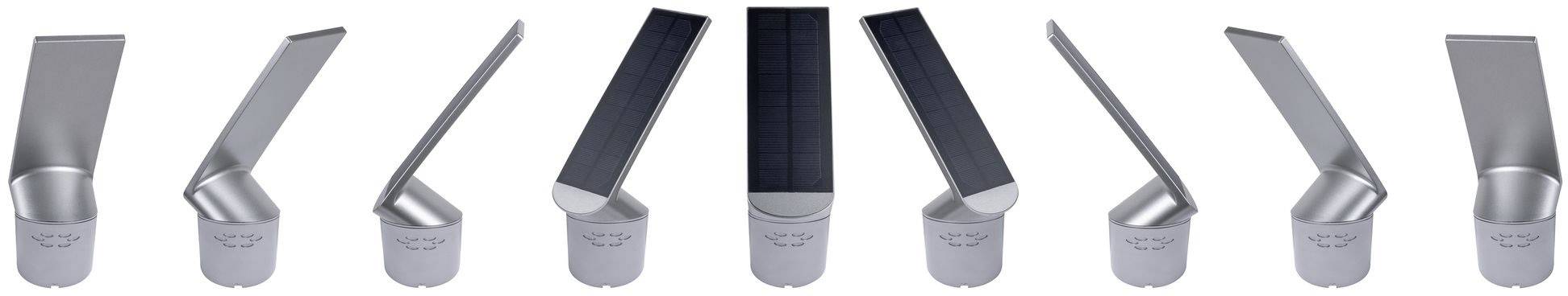 Paulmann Ilias 94261 Solar-Außenwandleuchte mit Bewegungsmelder 1.20W Warmweiß Weiß