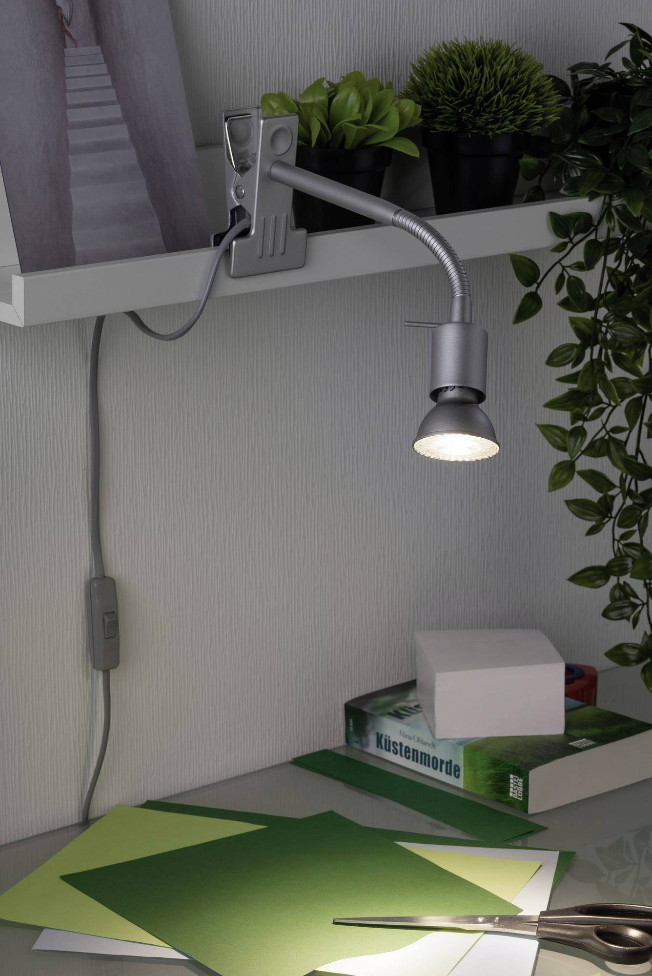 Paulmann Finja 95426 Klemmleuchte LED GU10 35W Chrom (matt)