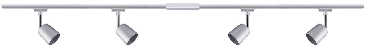 Paulmann Cover Schienen-Komplett-System URail GU10 40W LED Chrom, Chrom (matt)