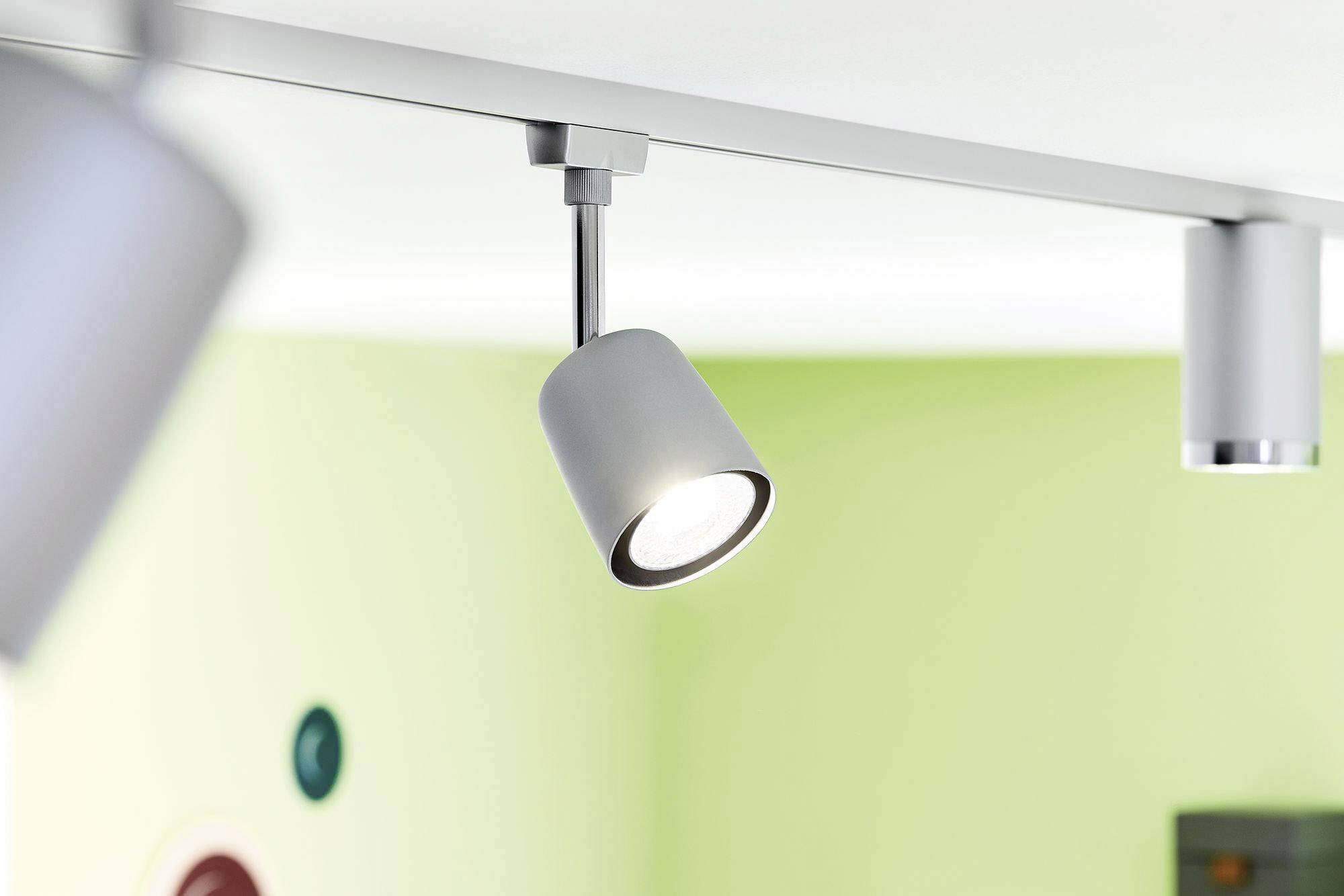 Paulmann Cover Schienen-Komplett-System URail GU10 40W LED Chrom, Chrom (matt)