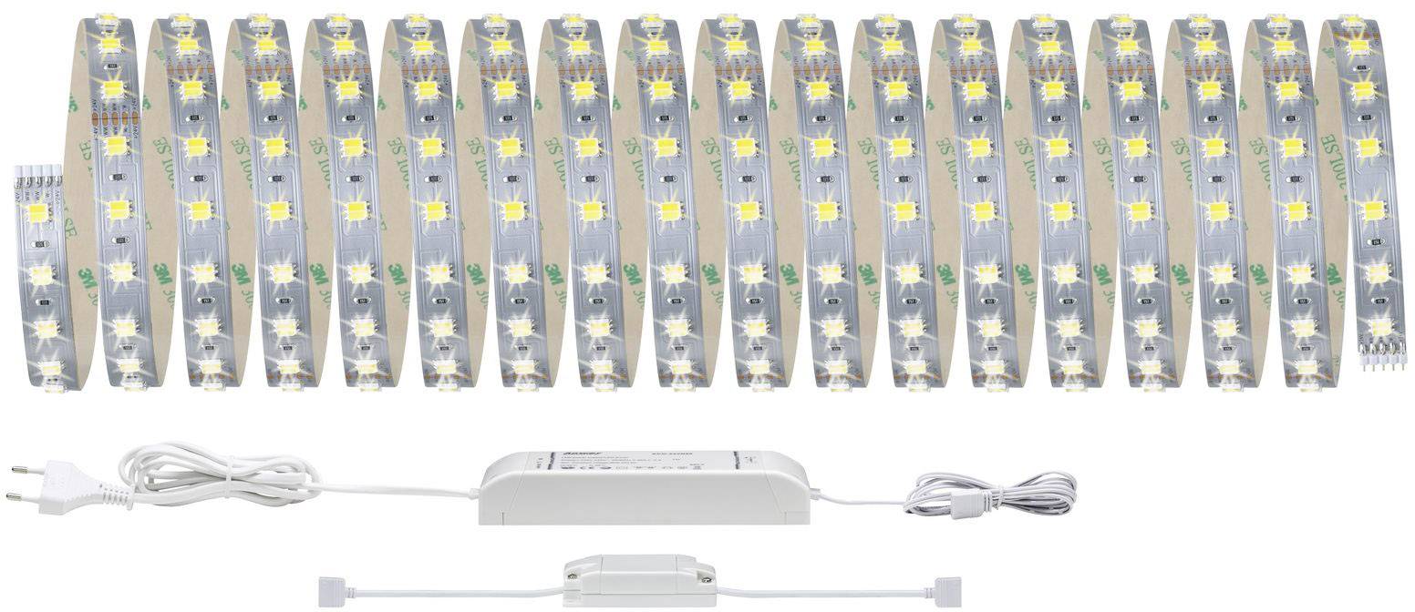 Paulmann MaxLED 70565 LED-Streifen mit Stecker 24V 10m Warmweiß, Neutralweiß, Tageslichtweiß 1St.