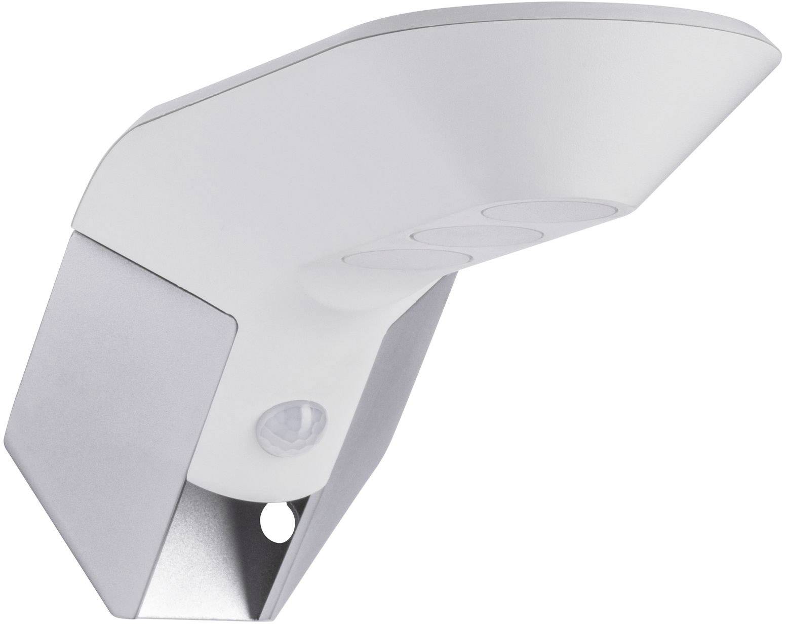 Paulmann 94251 Soley Solar-Außenwandleuchte mit Bewegungsmelder 1.22W Warmweiß Weiß