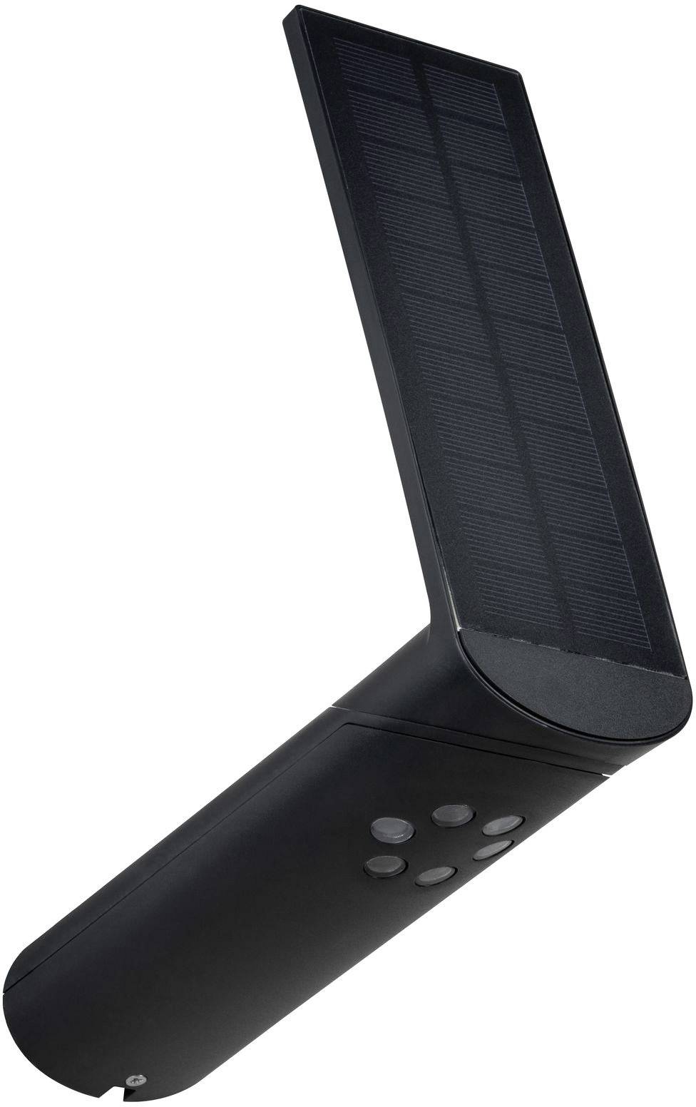 Paulmann 94260 Ilias Solar-Außenwandleuchte mit Bewegungsmelder 1.20W Warmweiß Anthrazit