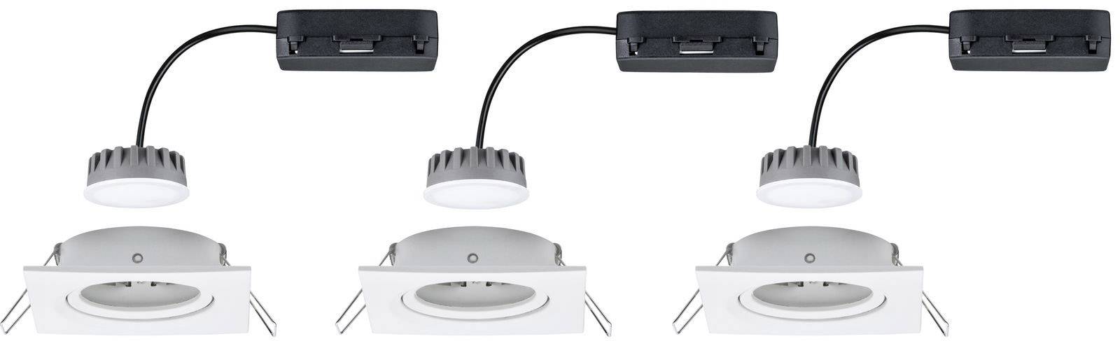 Paulmann 93678 Nova Plus LED-Einbauleuchte 3er Set LED LED fest eingebaut 18W Weiß (matt)
