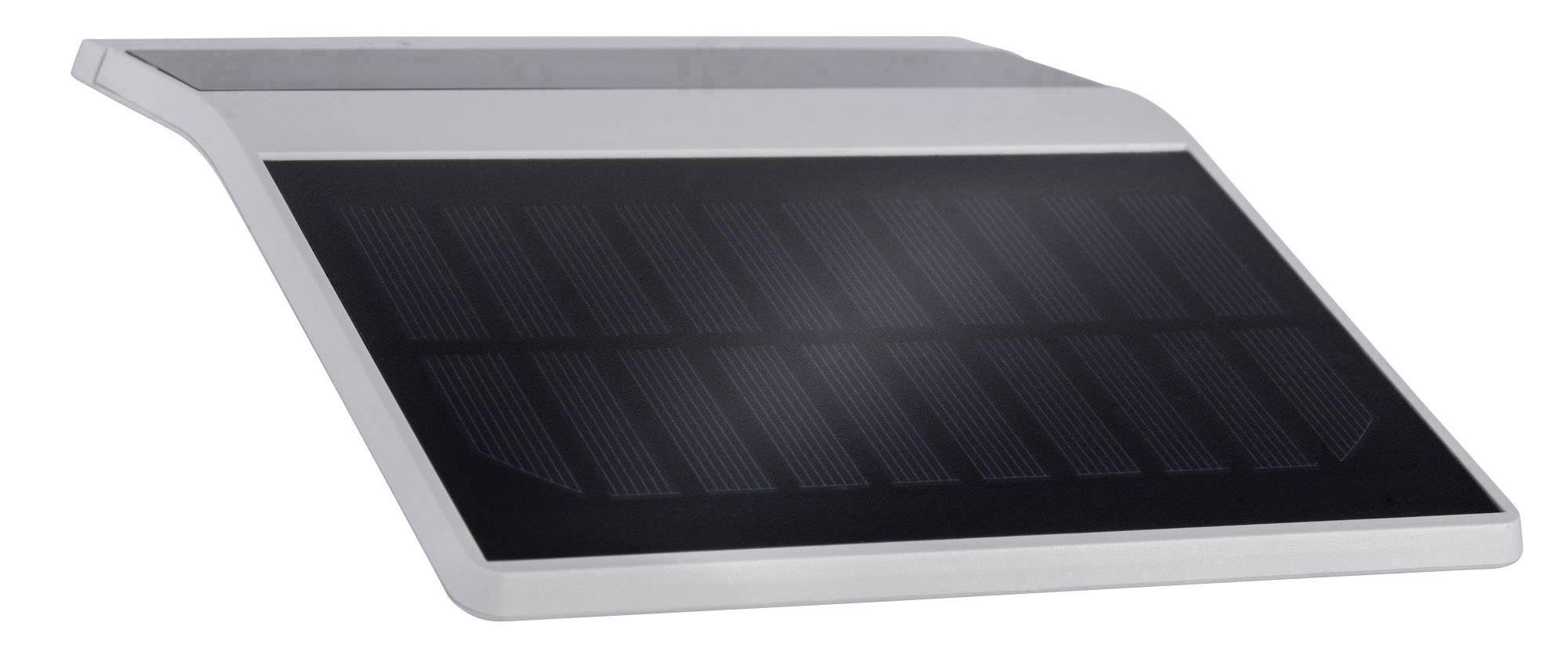 Paulmann 94244 Yoko Solar-Außenwandleuchte mit Bewegungsmelder 1.2W Warmweiß Weiß