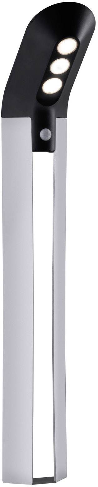 Paulmann 94252 Soley Solar-Außenstandleuchte mit Bewegungsmelder 1.22W Warmweiß Anthrazit