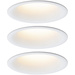 Paulmann Cymbal LED-Bad-Einbauleuchte 3er Set 18W IP44 Weiß (matt)