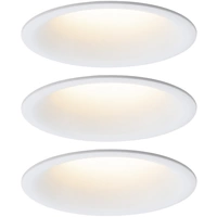 Paulmann LED-Bad-Einbauleuchte 3er Set 18 W Paulmann LED-Bad-Einbauleuchte 3er Set 18 W