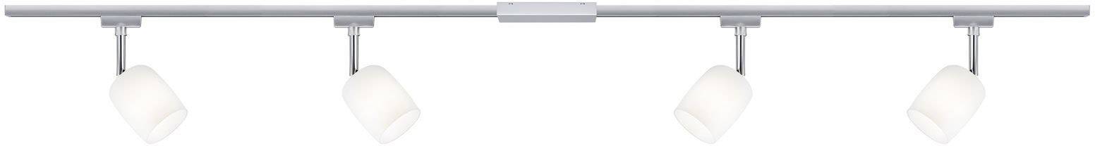 Paulmann Blossom Schienen-Komplett-System URail G9 40W LED Chrom, Chrom (matt), Satin