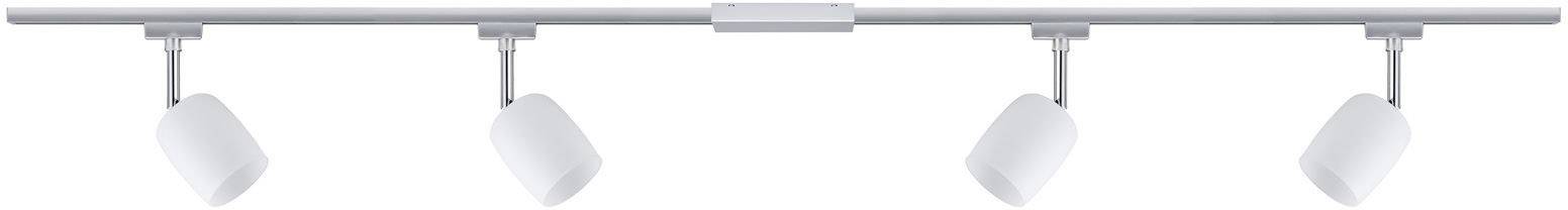 Paulmann Blossom Schienen-Komplett-System URail G9 40W LED Chrom, Chrom (matt), Satin