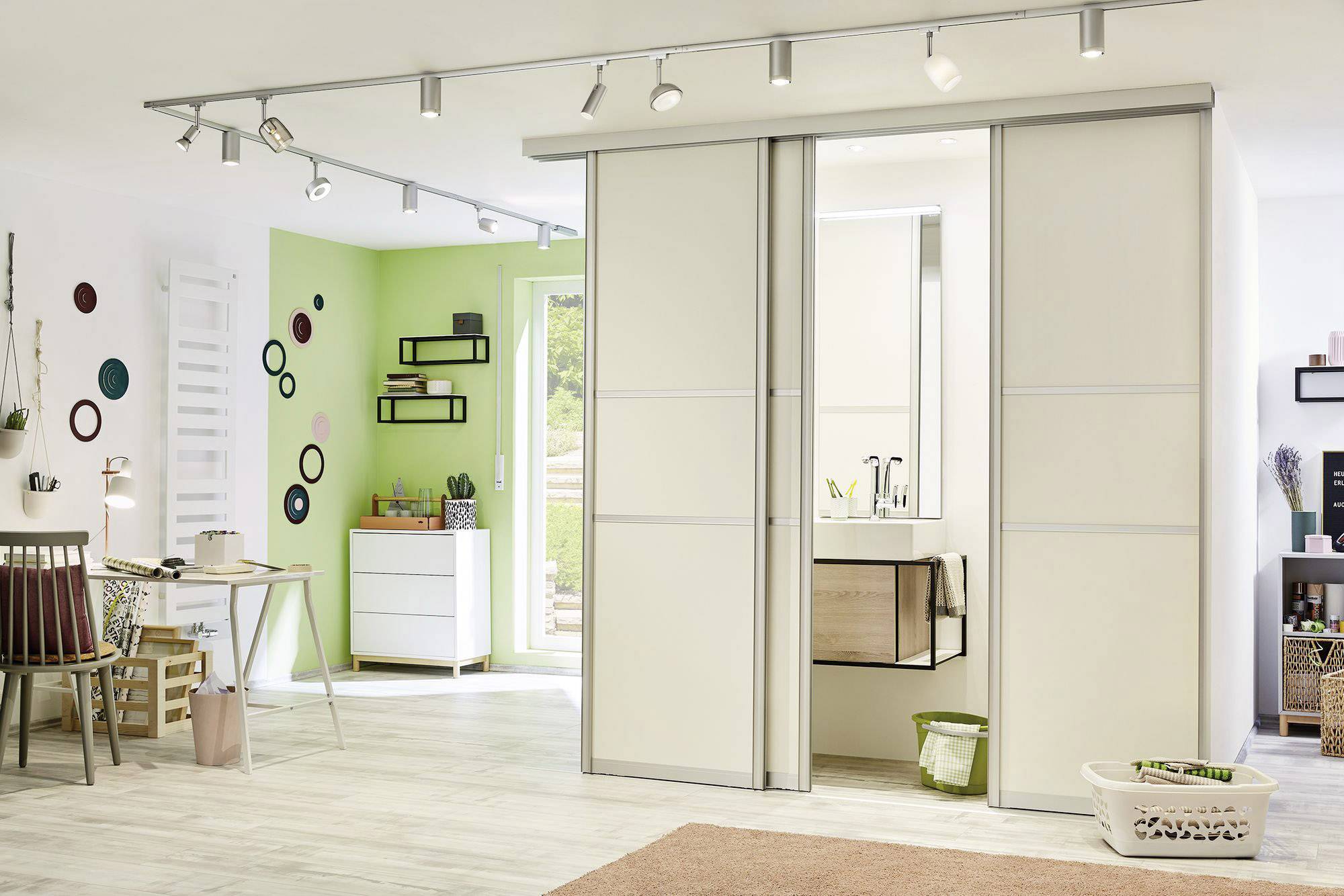 Paulmann Blossom Schienen-Komplett-System URail G9 40W LED Chrom, Chrom (matt), Satin