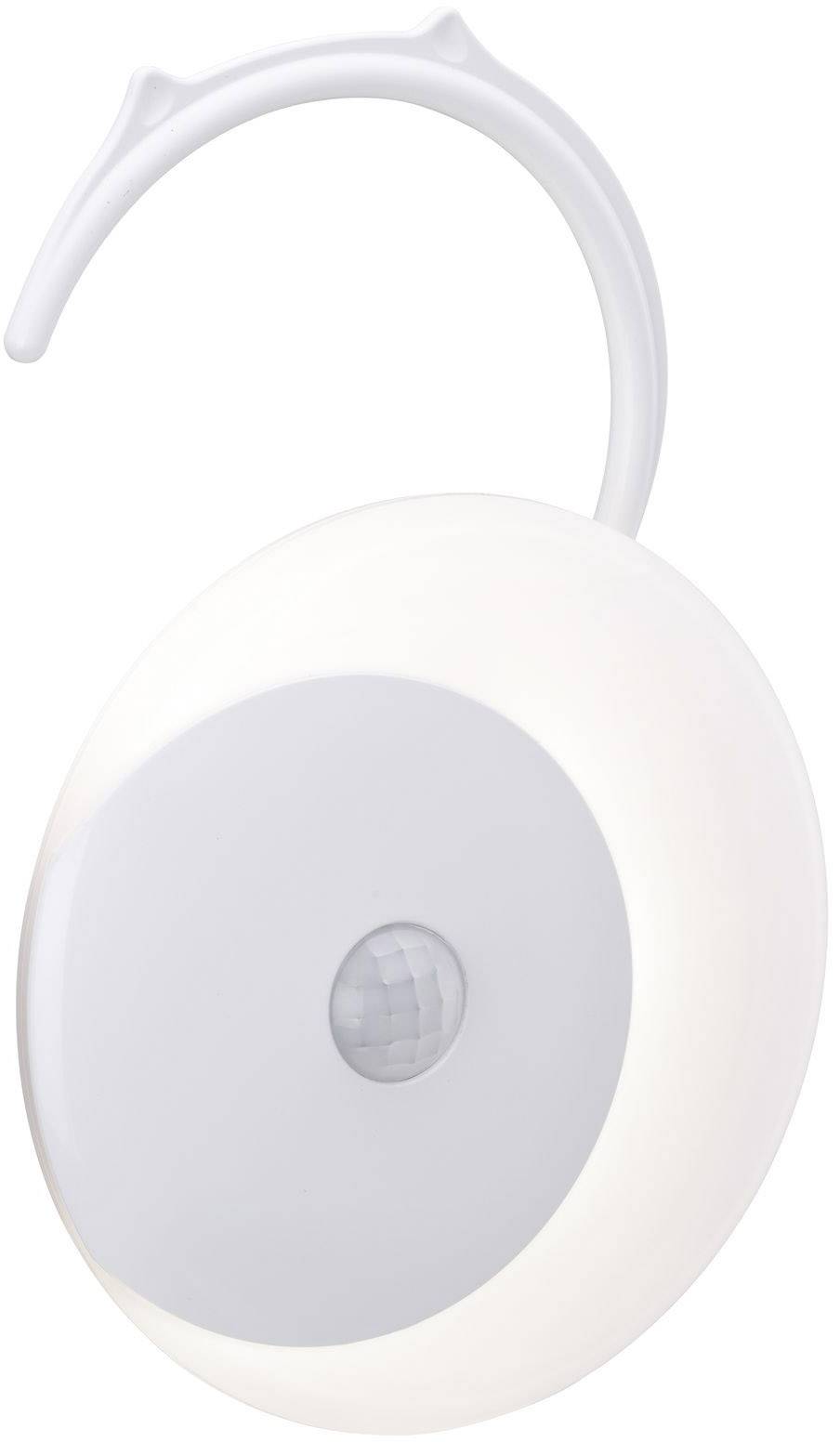 Paulmann Viby 92492 LED-Nachtlicht mit Bewegungsmelder Rund LED Warmweiß Weiß