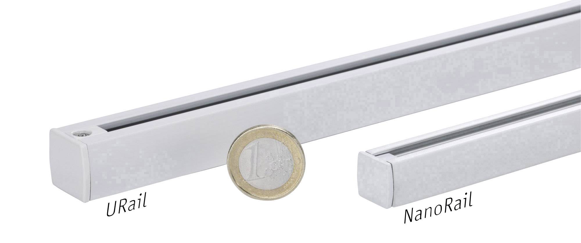 Paulmann Tarus Niedervolt-Schienensystem-Leuchte NanoRail LED fest eingebaut 6.5 W LED Weiß (matt)