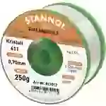 Stannol Kristall 611 Fairtin Lötzinn, bleifrei bleifrei Sn99,3Cu0,7 REM1 250g 0.7mm Stannol Kristall 611 Fairtin Lötzinn, bleifrei bleifrei Sn99,3Cu0,7 REM1 250g 0.7mm