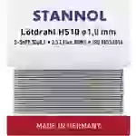 Stannol HS10 Lötzinn, bleifrei bleifrei Sn99,3Cu0,7 ROM1 6g 1mm Stannol HS10 Lötzinn, bleifrei bleifrei Sn99,3Cu0,7 ROM1 6g 1mm