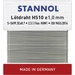 Stannol HS10 Lötzinn, bleifrei bleifrei Sn99,3Cu0,7 ROM1 30g 1mm Stannol HS10 Lötzinn, bleifrei bleifrei Sn99,3Cu0,7 ROM1 30g 1mm