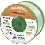 Stannol Kristall 611 Fairtin Lötzinn, bleifrei bleifrei Sn96,5Ag3Cu0,5 REM1 250g 0.5mm Stannol Kristall 611 Fairtin Lötzinn, bleifrei bleifrei Sn96,5Ag3Cu0,5 REM1 250g 0.5mm
