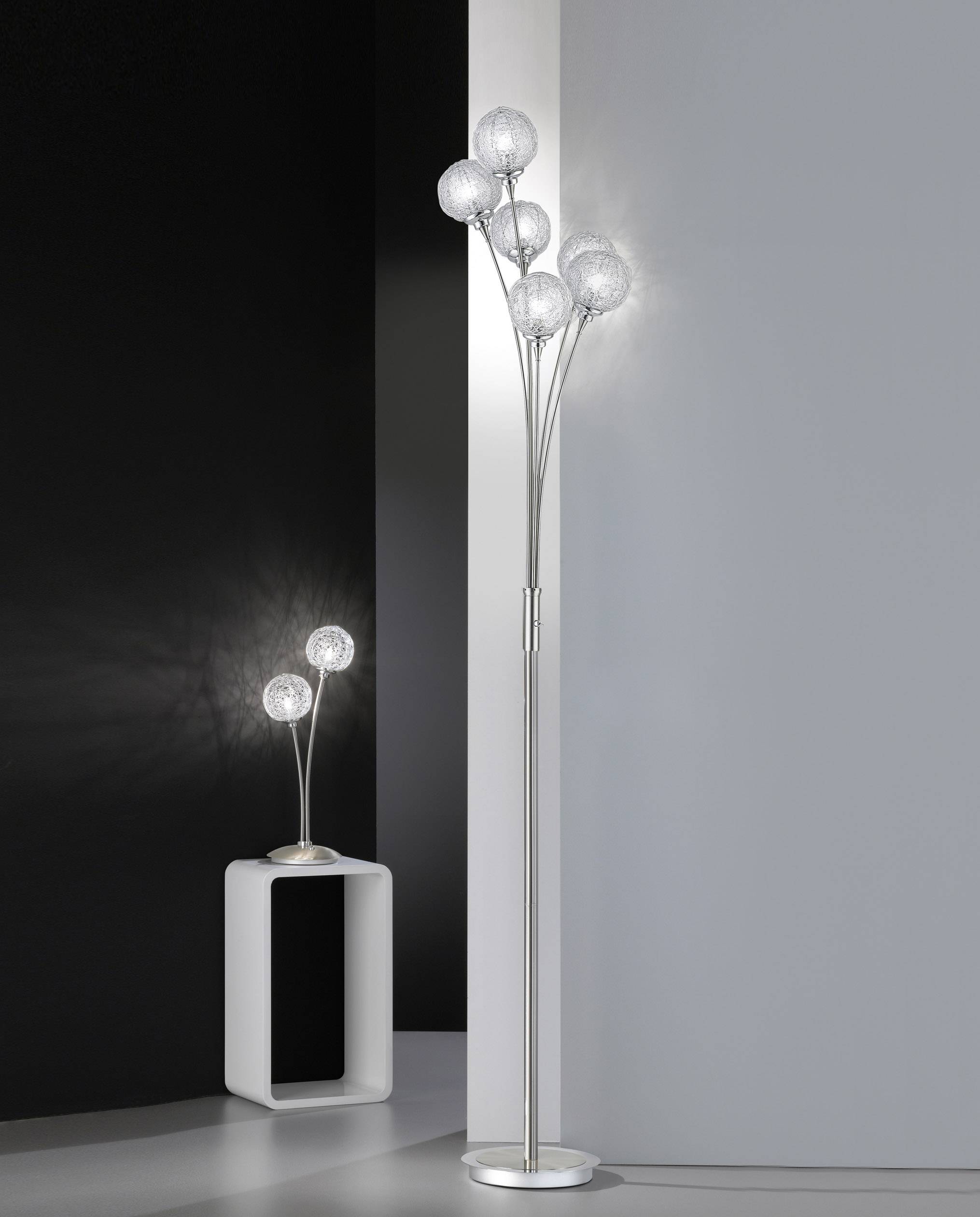 Paul Neuhaus Womble 396-55 Stehlampe Halogen G9 168 W Silber