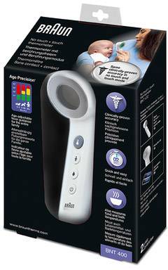 Braun no touch BNT400WE Fieberthermometer Berührungsloses messen