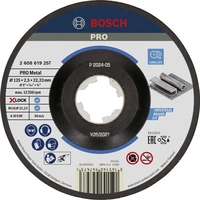 Bosch Accessories 2608619257 Trennscheibe gekröpft 125 mm 1 St. Metall Bosch Accessories 2608619257 Trennscheibe gekröpft 125 mm 1 St. Metall