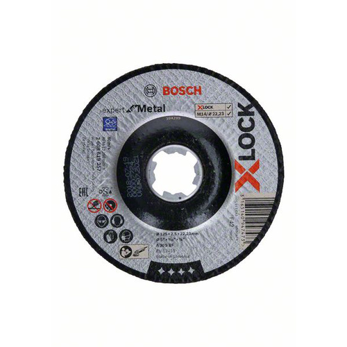 Bosch Accessories 2608619257 Trennscheibe gekröpft 125 mm