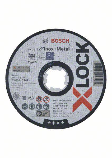 Bosch Accessories 2608619264 Trennscheibe gerade 125 mm 1 St.