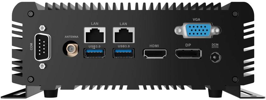 Zotac ZBOX PRO NANO ZP-CI329NANO-BE Barebone mit CPU Intel® Celeron® N4100 4 x 1.1 GHz / max. 2.4 GHz