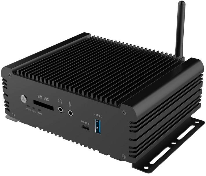Zotac ZBOX PRO NANO ZP-CI329NANO-BE Barebone mit CPU Intel® Celeron® N4100 4 x 1.1 GHz / max. 2.4 GHz