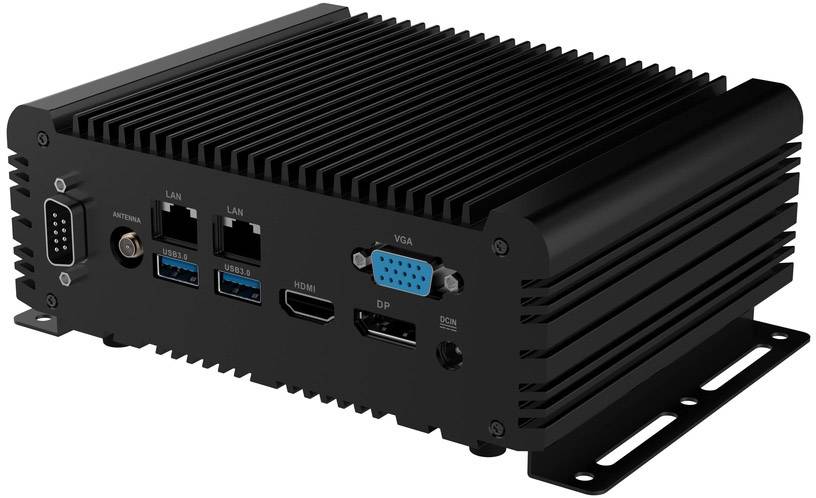 Zotac ZBOX PRO NANO ZP-CI329NANO-BE Barebone mit CPU Intel® Celeron® N4100 4 x 1.1 GHz / max. 2.4 GHz