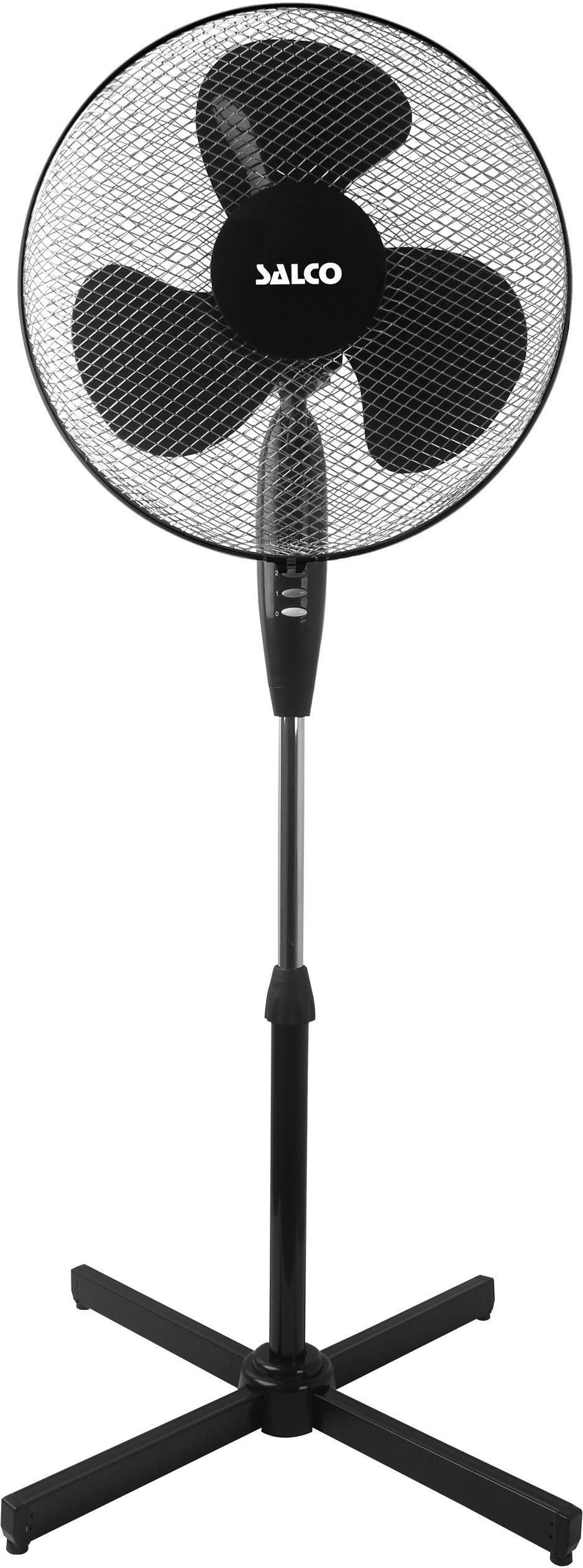 Salco STS 40.4 Standventilator 50 W Schwarz Höhenverstellbar, Oszillierend