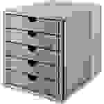 HAN SYSTEMBOX KARMA 14508-18 Schubladenbox Grau DIN A4, DIN C4 Anzahl der Schubfächer: 5