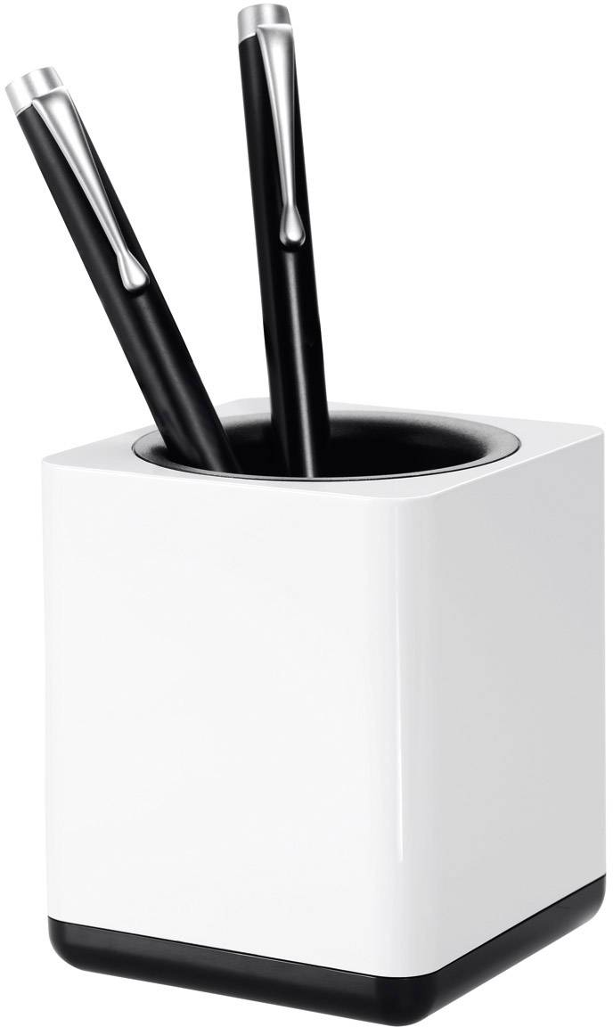 HAN Stifteköcher i-LINE 17653-32 Weiß, Schwarz Anzahl der Fächer: 1