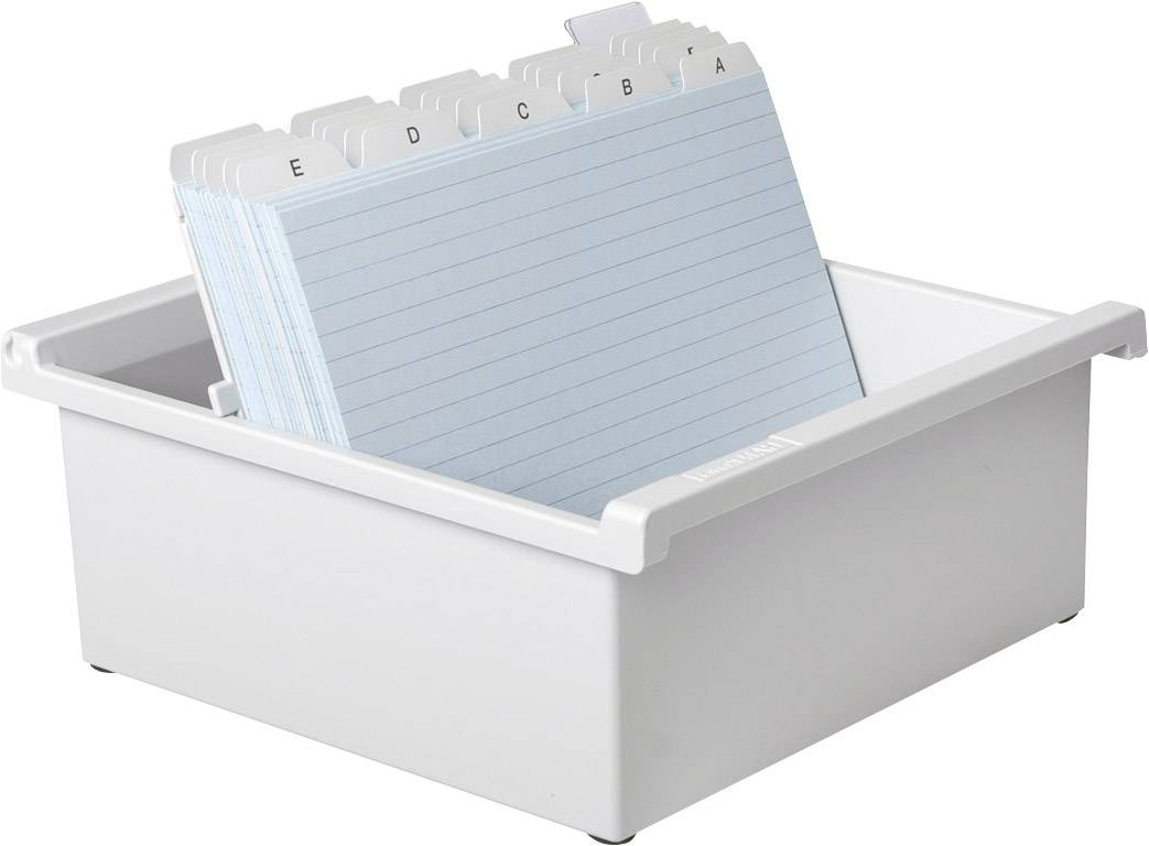 HAN 965-0-11 Karteitrog Lichtgrau max. Anzahl der Karten: 800 Karten DIN A5 quer