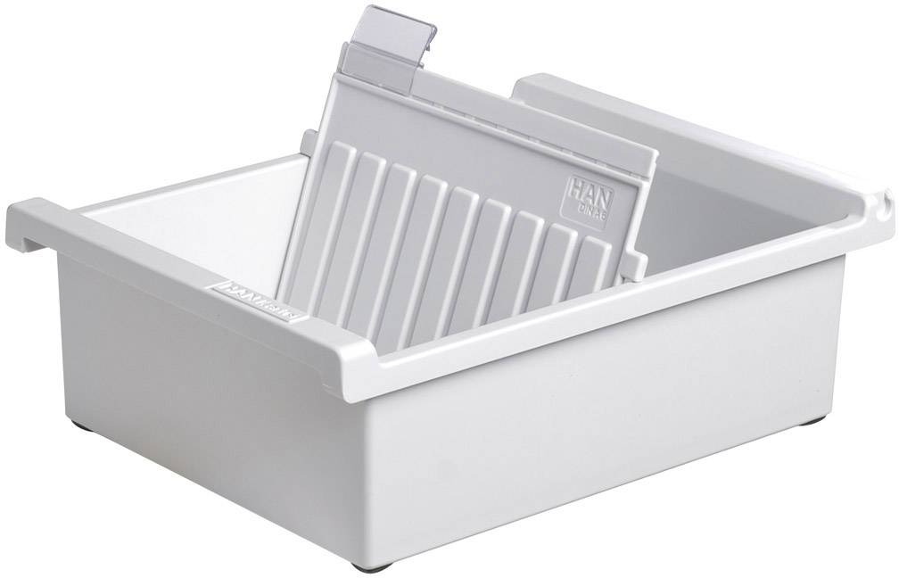 HAN 966-0-11 966-0-11 Karteitrog Lichtgrau max. Anzahl der Karten: 800 Karten DIN A6 quer