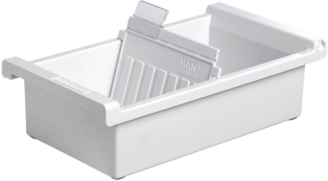 HAN 967-0-11 Karteitrog Lichtgrau max. Anzahl der Karten: 800 Karten DIN A7 quer
