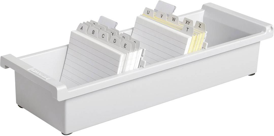 HAN Karteitrog 957-0-11 DIN A7 quer max. 1300Karten lichtgrau