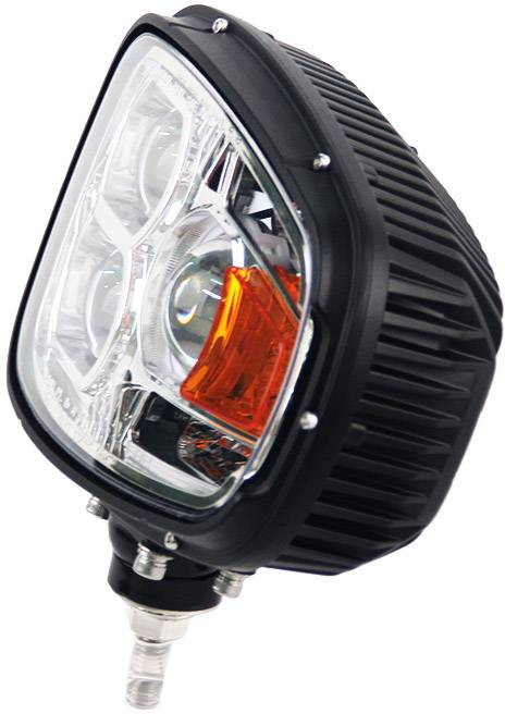 SecoRüt Komplett-Scheinwerfer, Frontscheinwerfer 95860L LED vorne, links (B x H x T) 214 x 201 x 109mm Schwarz