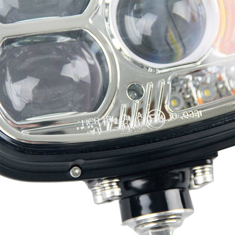 SecoRüt Komplett-Scheinwerfer, Frontscheinwerfer 95860L LED vorne, links (B x H x T) 214 x 201 x 109mm Schwarz