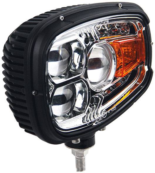 SecoRüt Komplett-Scheinwerfer, Frontscheinwerfer 95860L LED vorne, links (B x H x T) 214 x 201 x 109mm Schwarz