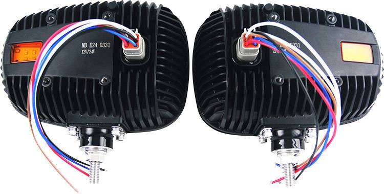 SecoRüt Komplett-Scheinwerfer, Frontscheinwerfer 95860L LED vorne, links (B x H x T) 214 x 201 x 109mm Schwarz